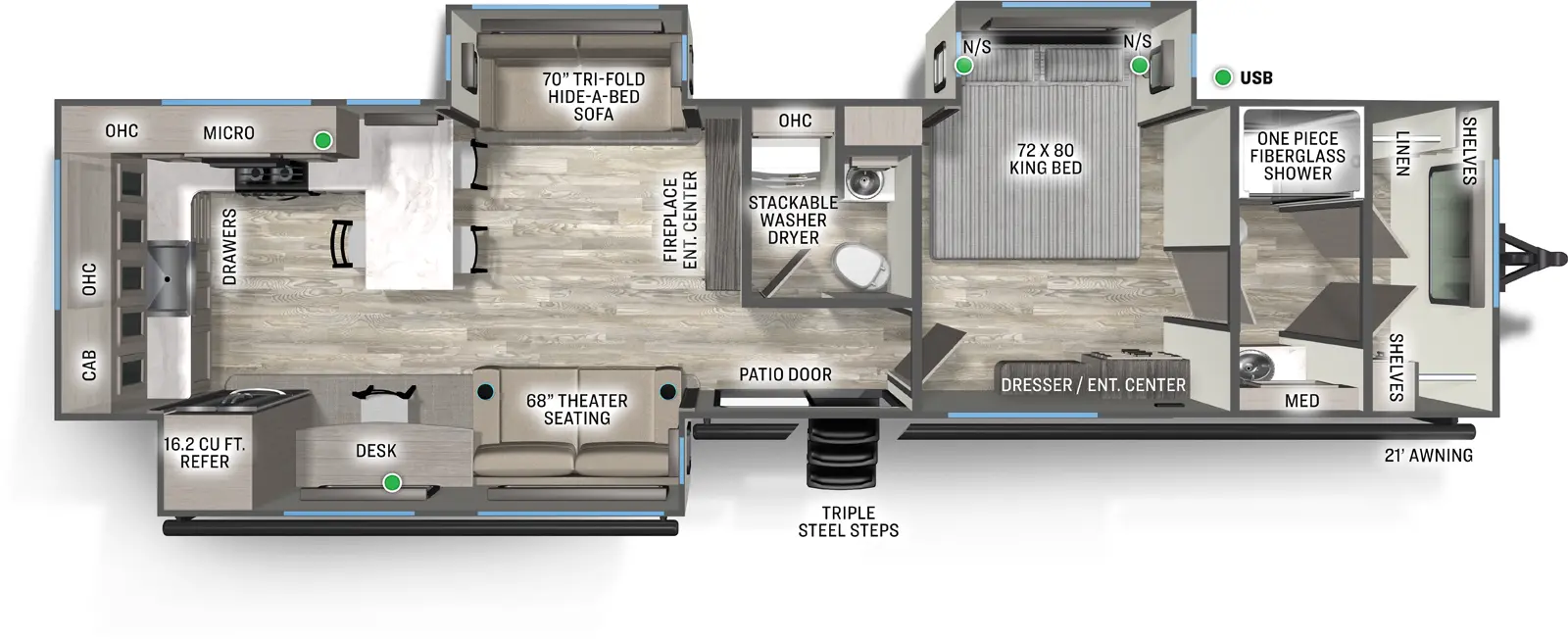 2026 Forest River Sandpiper Destination 396RKLR, $ 65,999