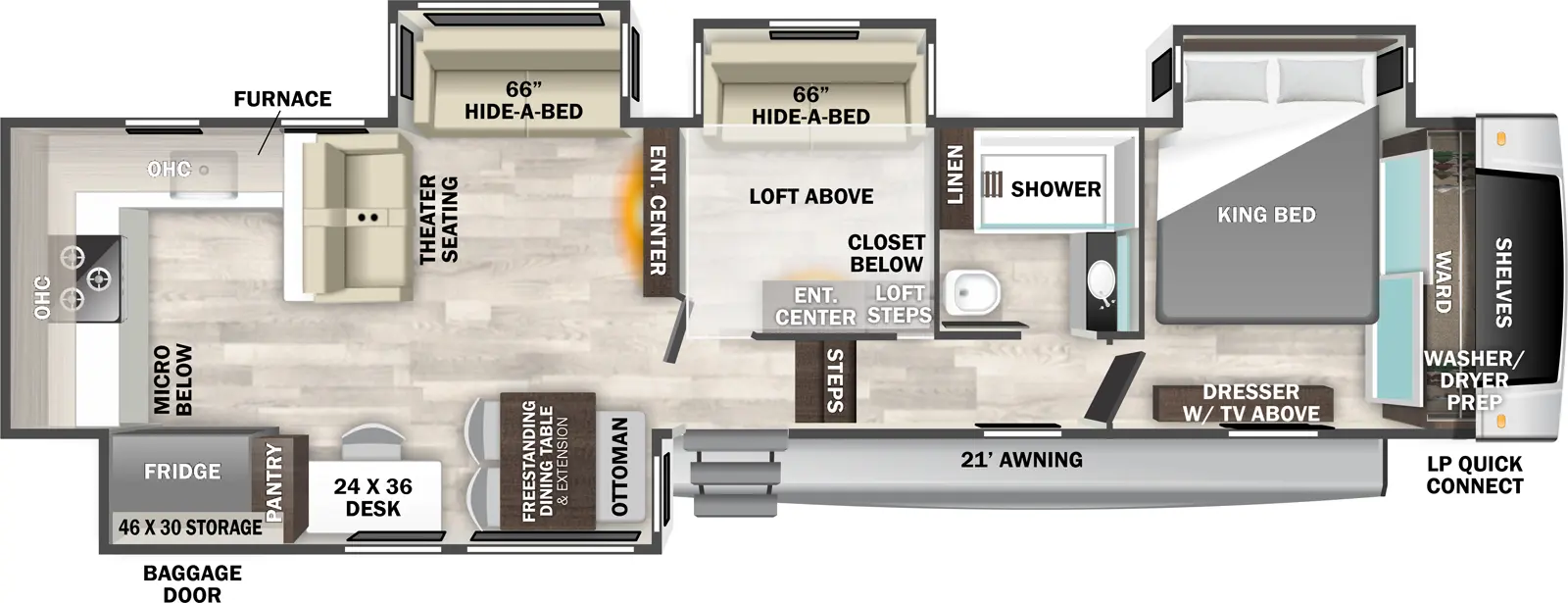 2026 Forest River Cedar Creek Experience 39RKB, $ 89,995