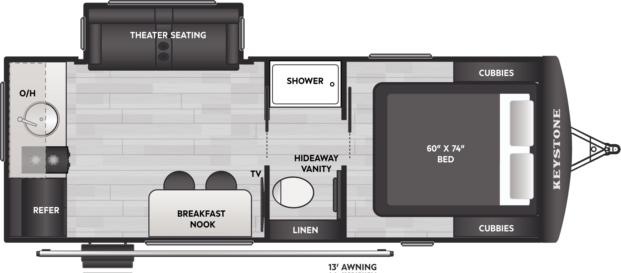 2026 Keystone Reign 19RK, $ 27,999