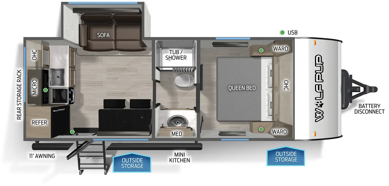 2026 Forest River Cherokee Wolf Pup 17SC, $ 21,999