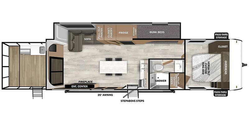 2025 Forest River Salem 34VERANDA, $ 42,394