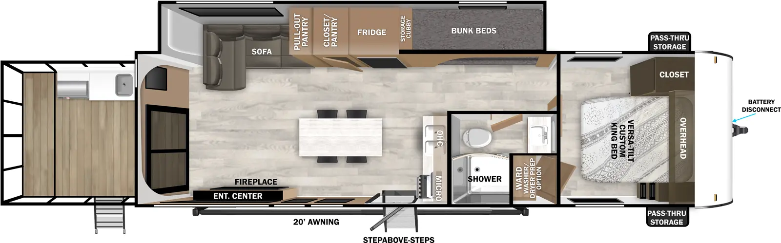 2025 Forest River Salem 34VERANDA, $ 42,394
