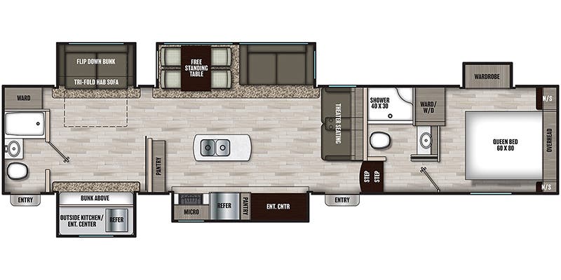 2022 Coachmen Chaparral 367BH, $ 59,876