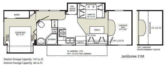 2009 Fleetwood Jamboree® 31M, $ 29,990