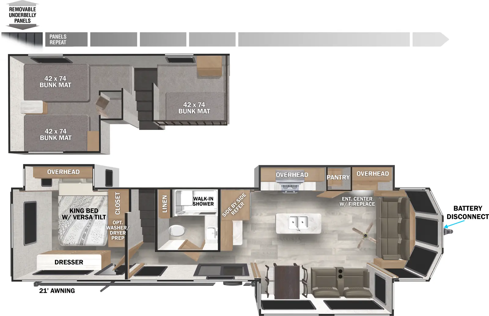 2026 Forest River Salem Villa 42FLDL, $ 65,999
