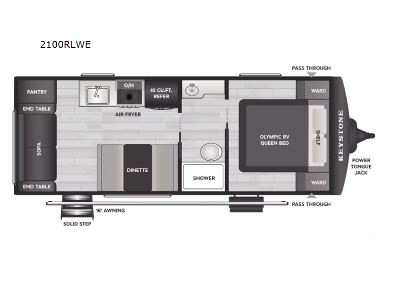 2027 Keystone Springdale 2100RLWE, $ 26,154
