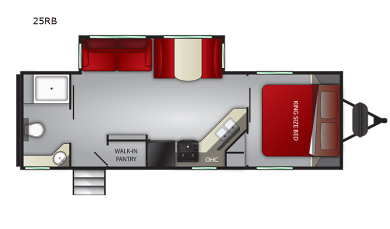 2020 Cruiser RV Radiance Ultra Lite R-25RB, $ 26,000