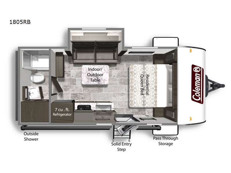 2021 Dutchmen Coleman Light 1805RB, $ 0