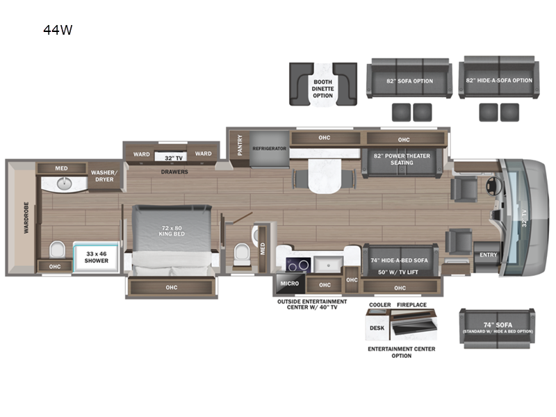 2025 Entegra Coach Anthem 44W, $ 519,990