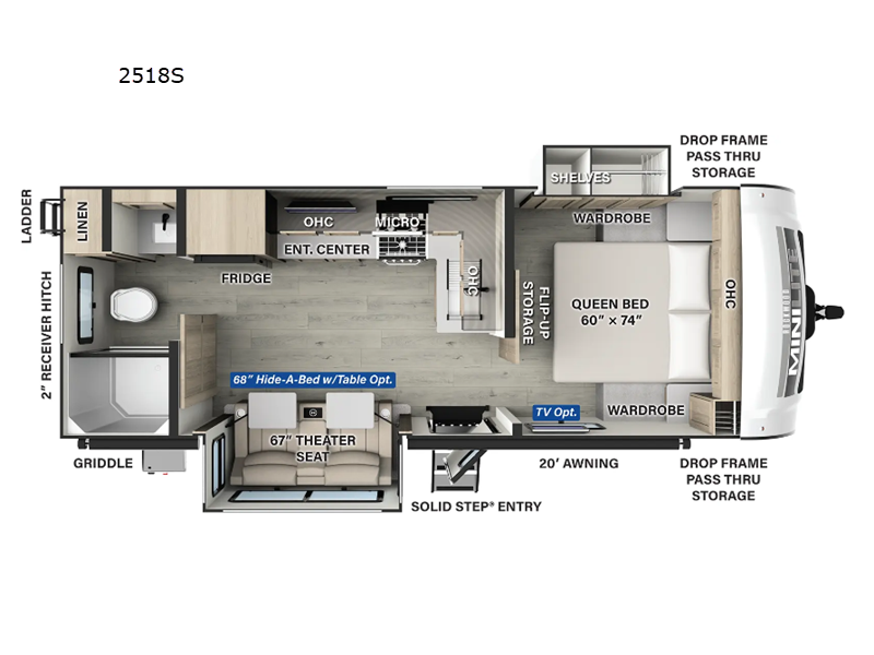 2025 Forest River Rockwood Mini Lite 2518S, $ 46,990
