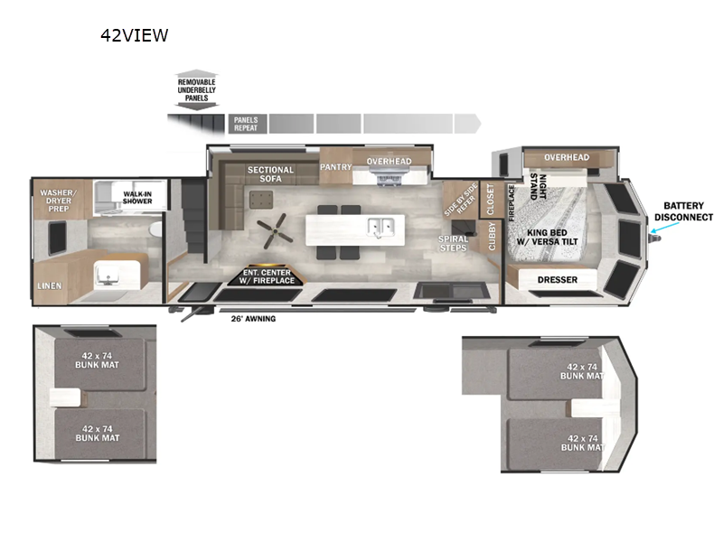 2025 Forest River Wildwood Grand Lodge 42VIEW, $ 69,990