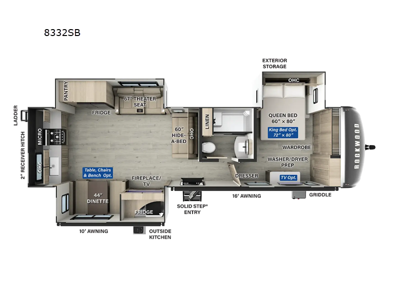 2025 Forest River Rockwood Signature Travel Traile, $ 78,626