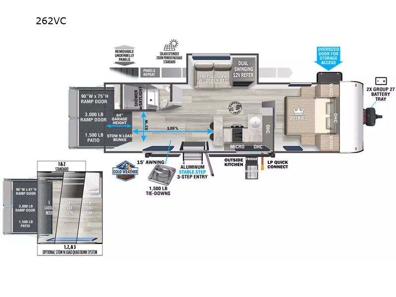 2024 Forest River Salem FSX 262VC, $ 32,990