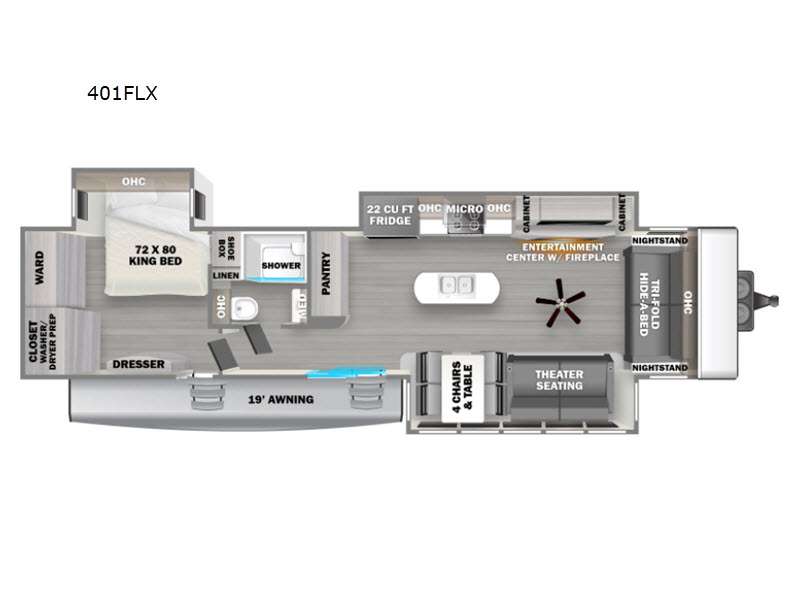 2023 Forest River Sandpiper Destination 401FLX, $ 86,526