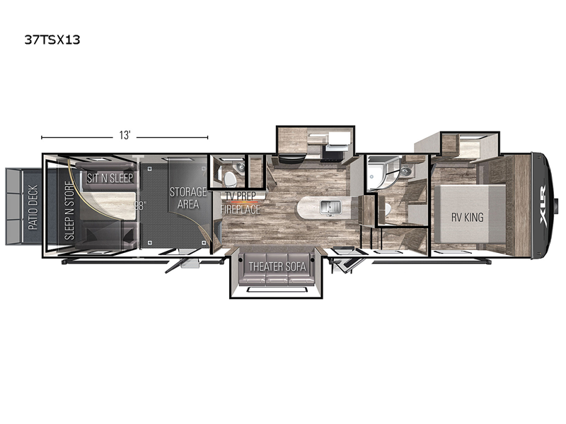 2022 Forest River XLR Boost 37TSX13, $ 97,981
