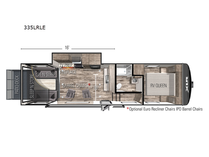 2022 Forest River XLR Micro Boost 335LRLE, $ 66,399