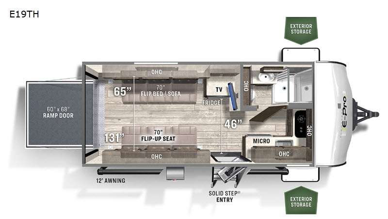 2021 Forest River Flagstaff E-Pro E19TH, $ 29,990