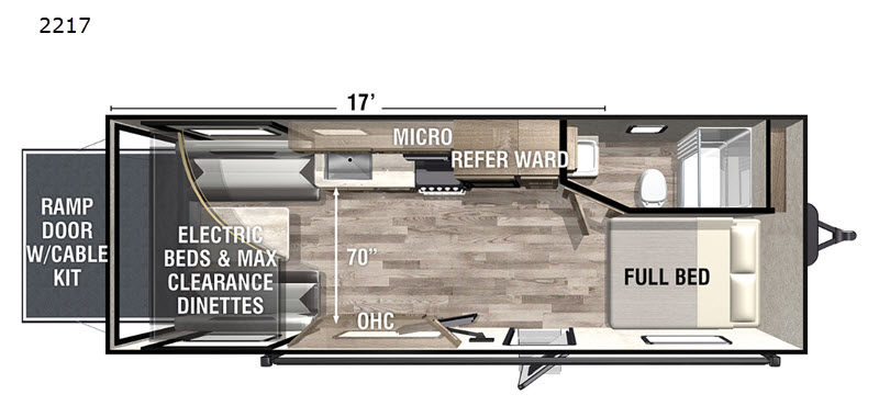 2021 Forest River XLR 2217, $ 39,990