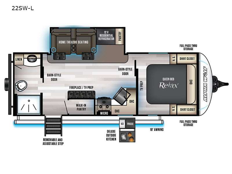 2021 Forest River Cherokee Alpha Wolf 22SW-L, $ 0