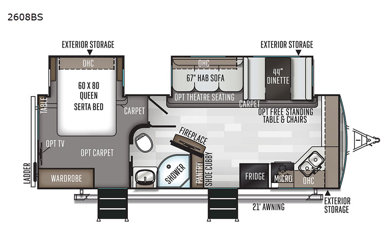 2020 Forest River Rockwood Ultra Lite 2608BS, $ 39,990