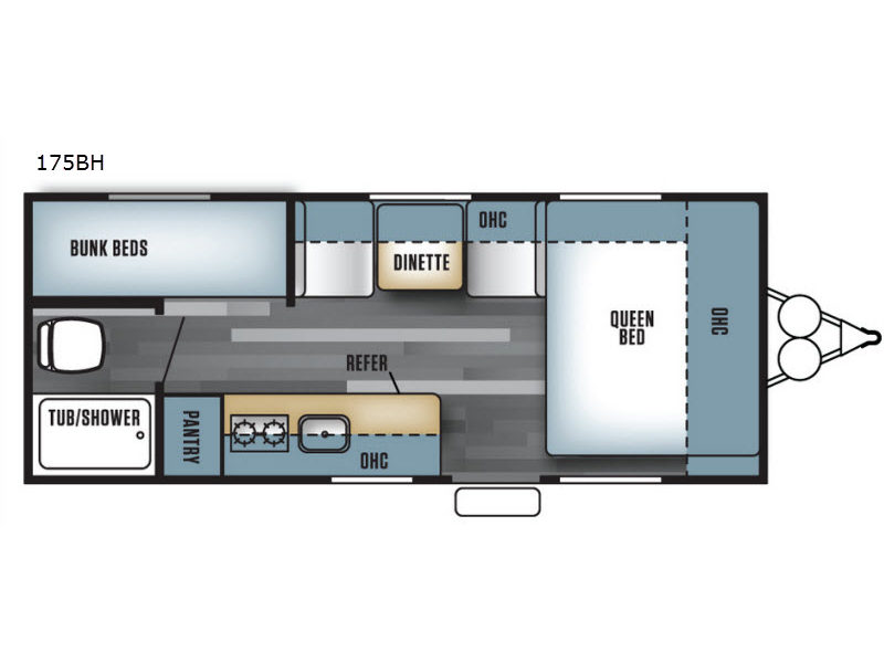 2018 Forest River Salem 175BH, $ 18,990