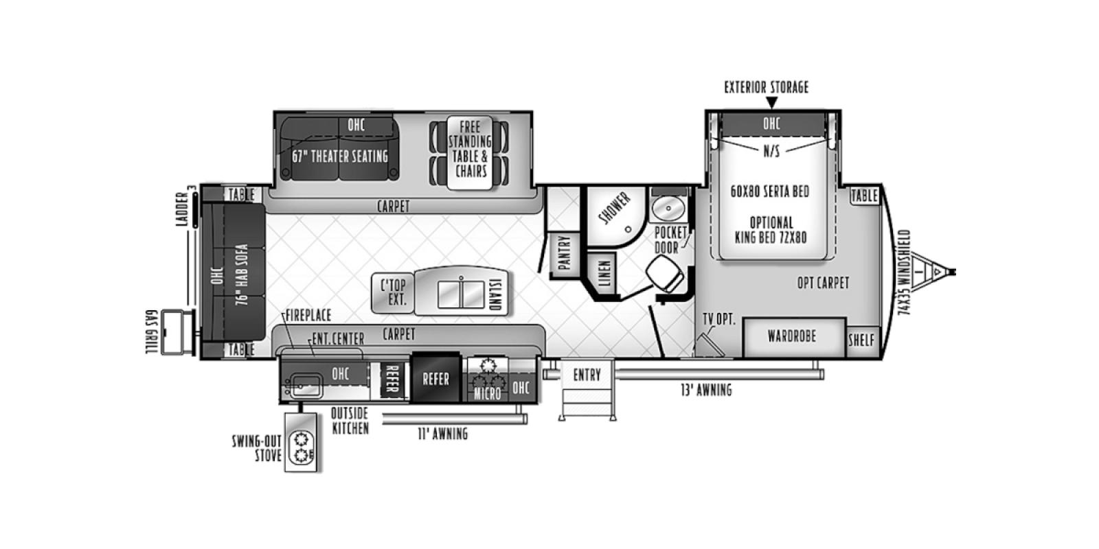 2018 Forest River Rockwood Signature Ultra Lite 83, $ 24,900