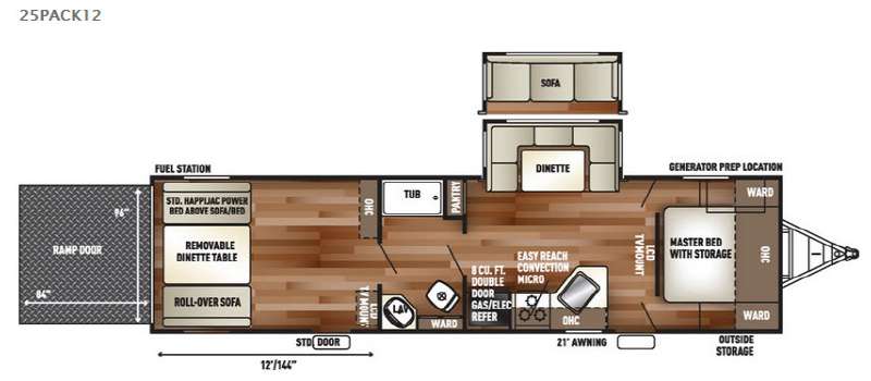 2016 Forest River Cherokee Wolf Pack 25PACK12, $ 0