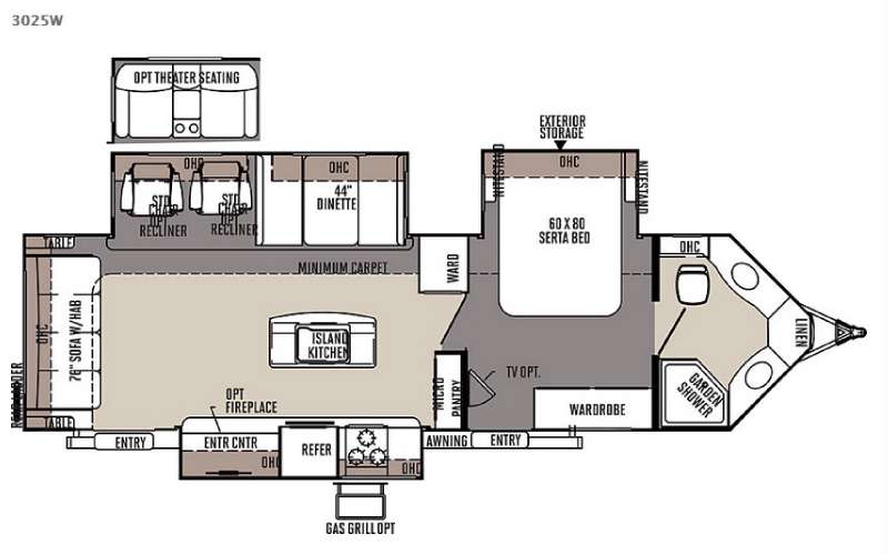 2015 Forest River Rockwood Windjammer 3025W, $ 0