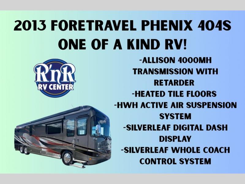 2013 Foretravel Motorcoach Phenix 404S, $ 219,990