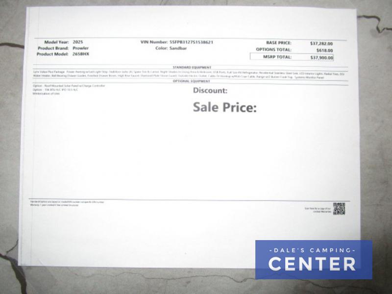 2025 Heartland Prowler Lynx 2650BHX, $ 27,999