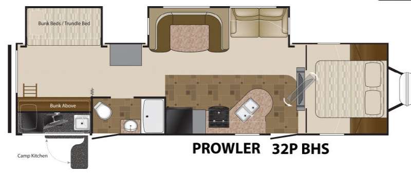 2014 Heartland Prowler 32P BHS, $ 0