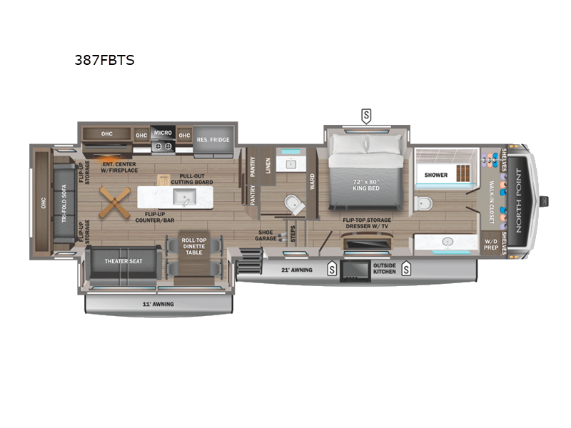 2026 Jayco North Point 387FBTS, $ 143,768