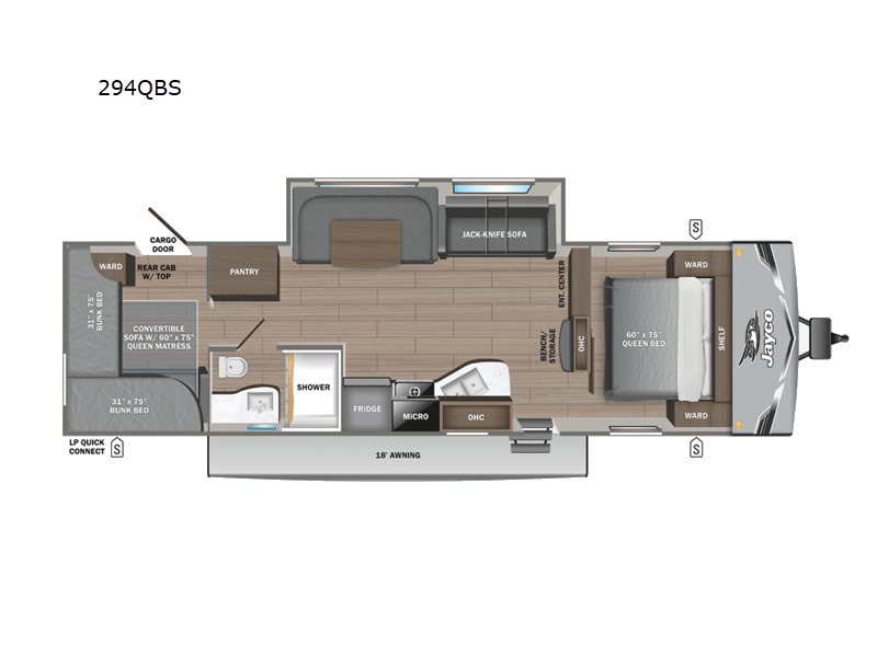2025 Jayco Jay Flight SLX 294QBS, $ 42,675