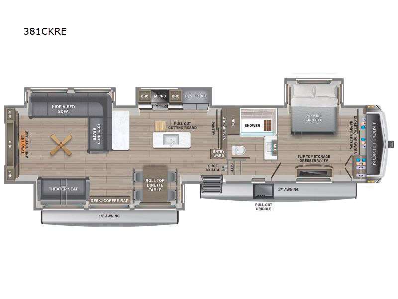 2025 Jayco North Point 381CKRE, $ 92,990