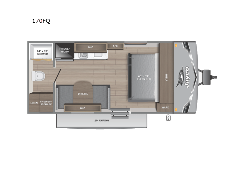 2025 Jayco Jay Flight SLX 170FQ Sport Edition, $ 22,493