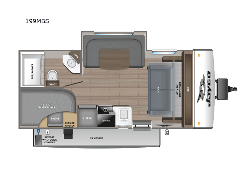 2024 Jayco Jay Feather Micro 199MBS, $ 27,990