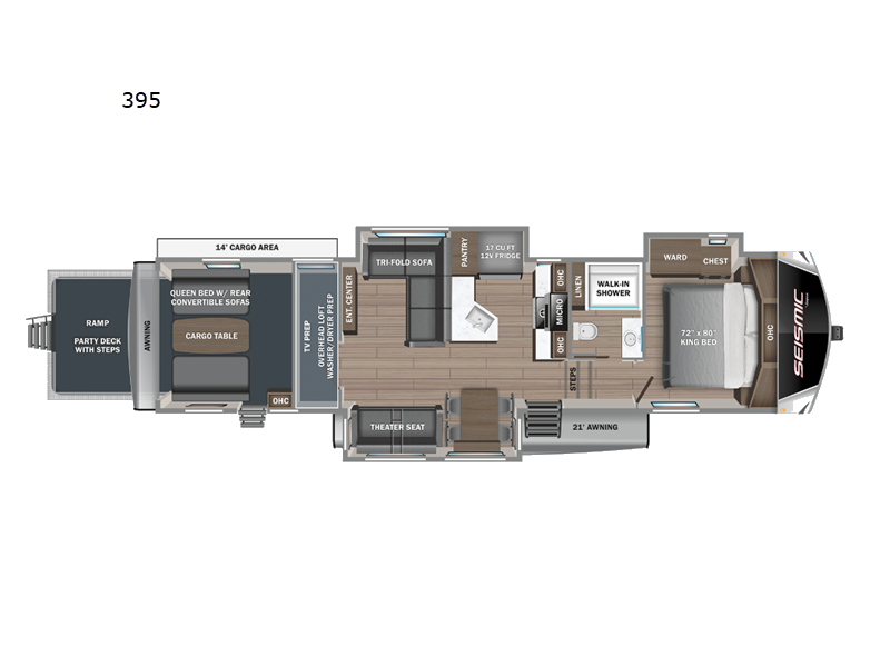 2024 Jayco Seismic 395, $ 79,990