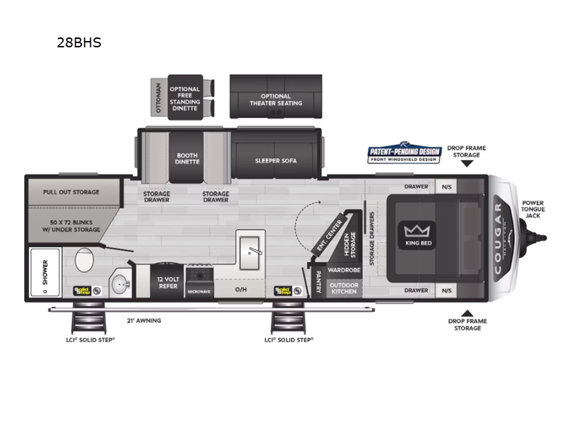 2025 Keystone Cougar Half-Ton (Travel Trailer - We, $ 49,990