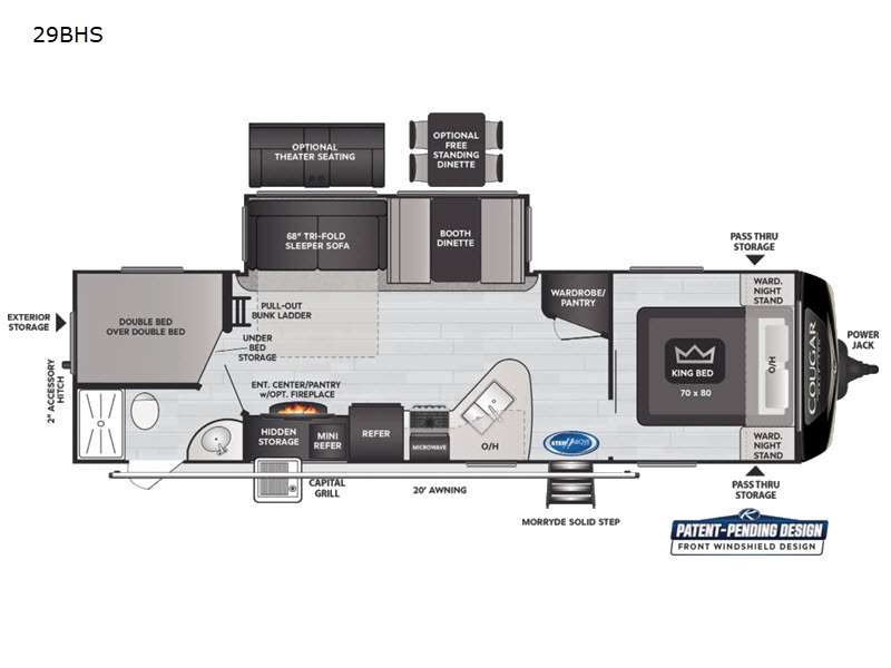 2021 Keystone Cougar Half-Ton (East) 29BHS, $ 42,990