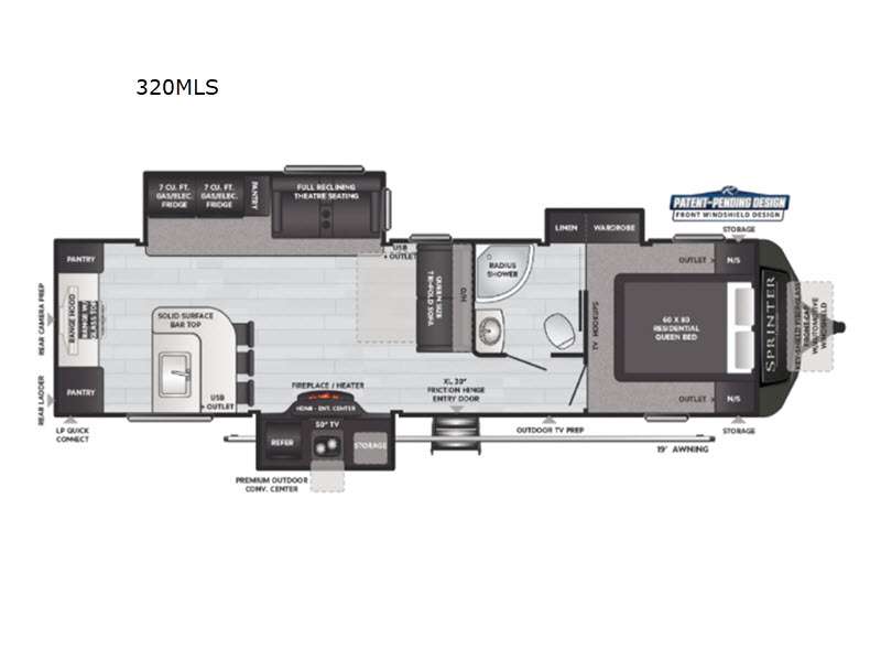 2021 Keystone Sprinter Limited (Travel Trailer) 32, $ 0