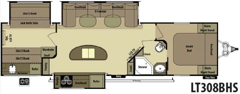 2015 Open Range Light LT308BHS, $ 0