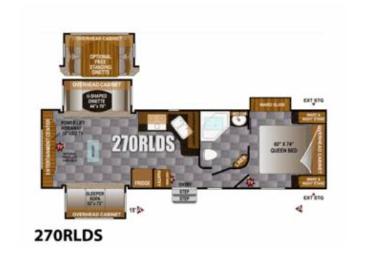 2011 Outdoors RV Wind River 270RLDS, $ 22,990