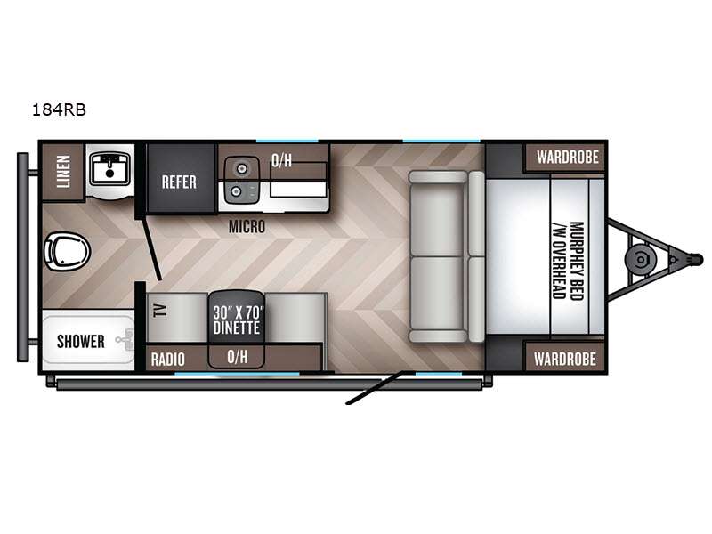 2021 Palomino PaloMini 184RB, $ 0