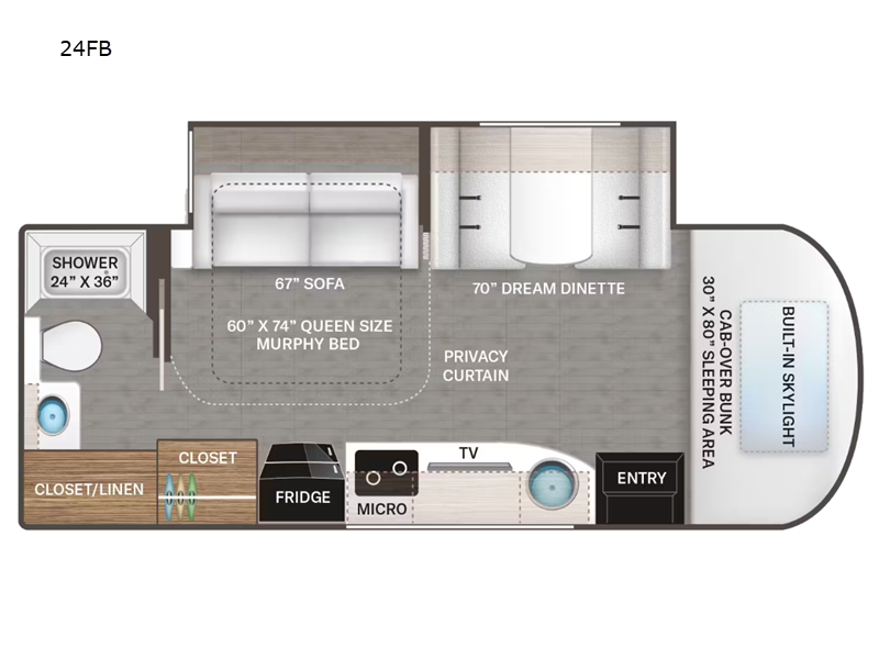 2023 Thor Motor Coach Tiburon® 24FB, $ 124,990