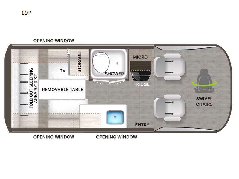 2023 Thor Motor Coach Sanctuary 19P, $ 124,990