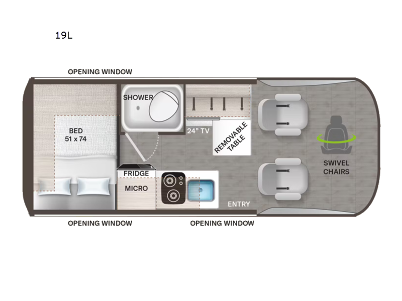 2022 Thor Motor Coach Tranquility 19L, $ 114,990