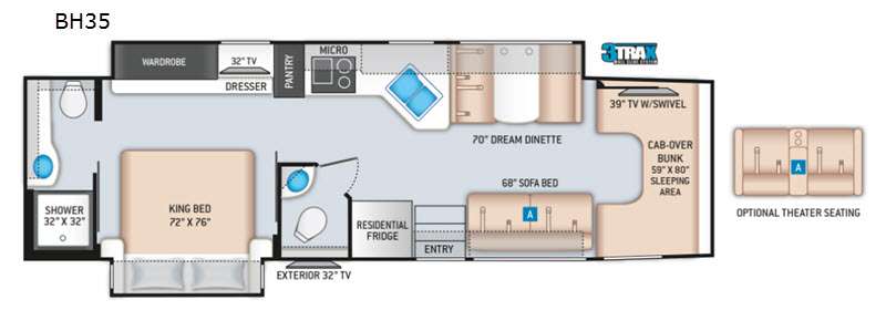 2021 Thor Motor Coach Magnitude® Super C BH35, $ 169,990