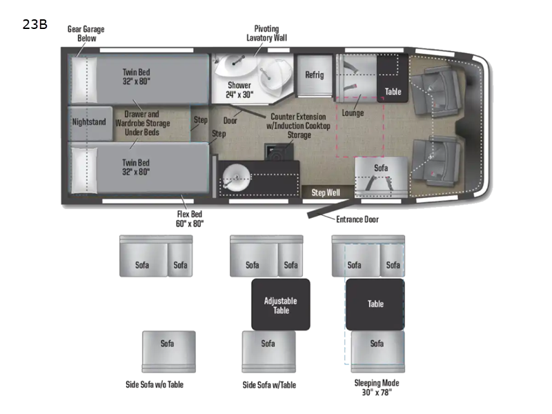 2025 Winnebago EKKO 23B, $ 189,990