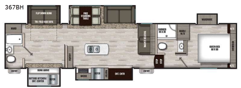 2022 Coachmen Chaparral 367BH, $ 67,990