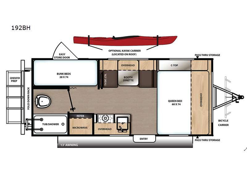 2021 Coachmen Catalina Expedition 192BH, $ 15,999